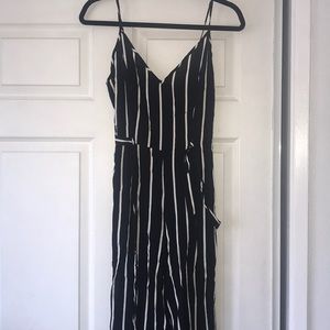 Black and white jumpsuit